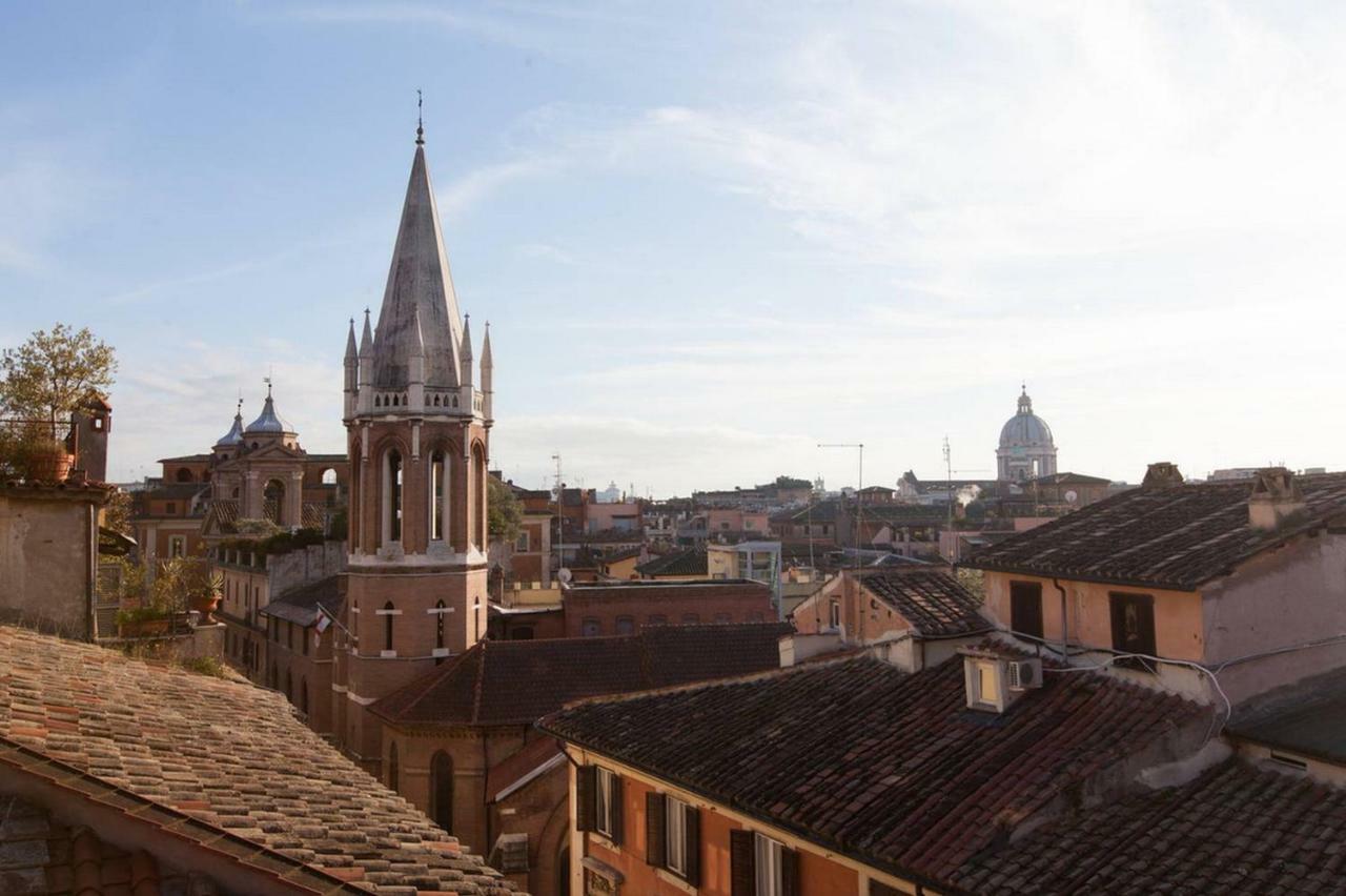 Amazing Panoramic Artist'S Loft Spanish Steps Rom Exterior foto