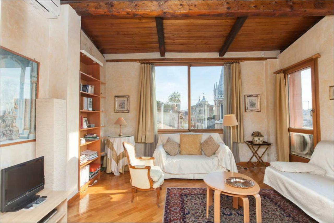 Amazing Panoramic Artist'S Loft Spanish Steps Rom Exterior foto